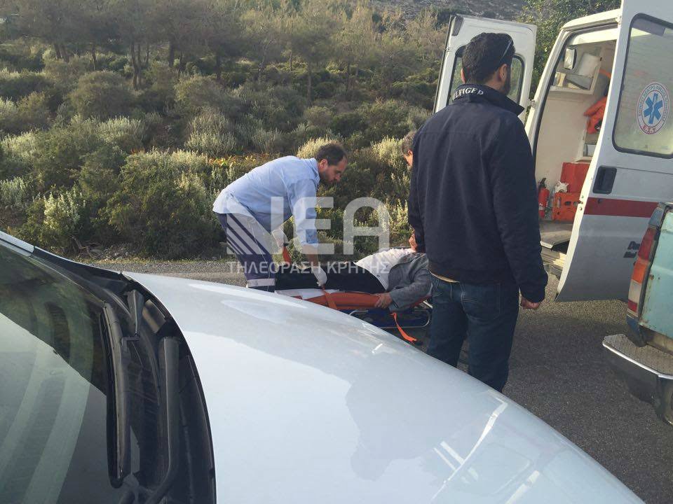 Ζευγάρι έπεσε σε γκρεμό στα Αφράτα Κισσάμου. Σώθηκαν από θαύμα (video)