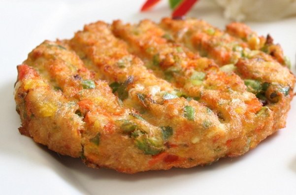 Μπιφτέκια λαχανικών χωρίς λάδι