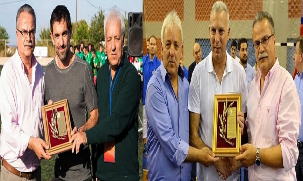 Βράβευσε Γκάλη και Καραγκούνη ο Δήμαρχος Πλατανιά