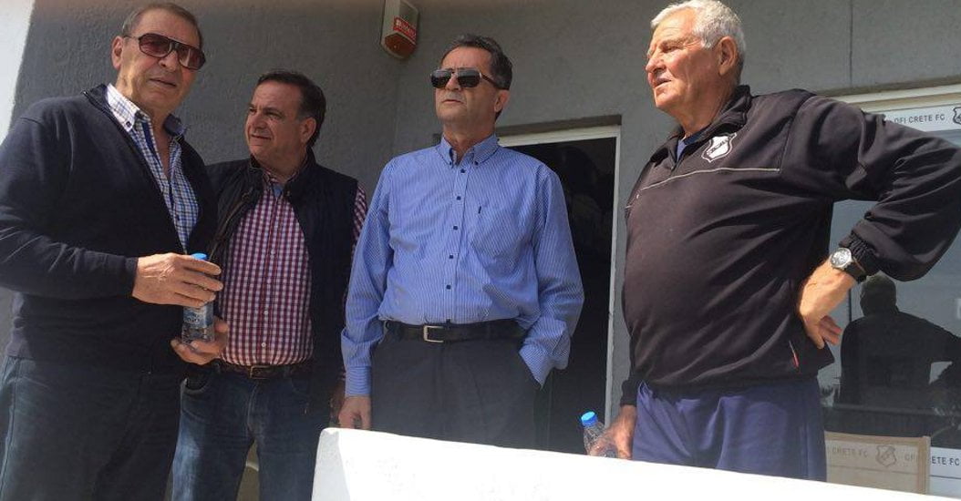 Στην προπόνηση του ΟΦΗ τα μέλη της Διοικούσας Επιτροπής