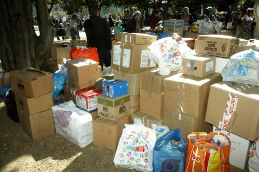 Κοντά στους πρόσφυγες οι Συνταξιούχοι του Ηρακλείου