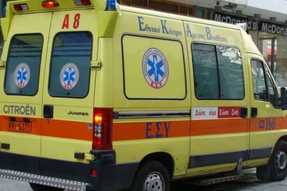 Τραυματισμός οδηγού δικύκλου μετά από τροχαίο