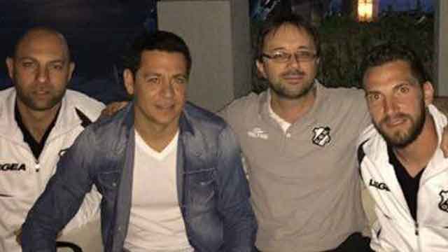 Ο μεγάλος Λουτσιάνο Γκαλέτι στο ξενοδοχείο του ΟΦΗ