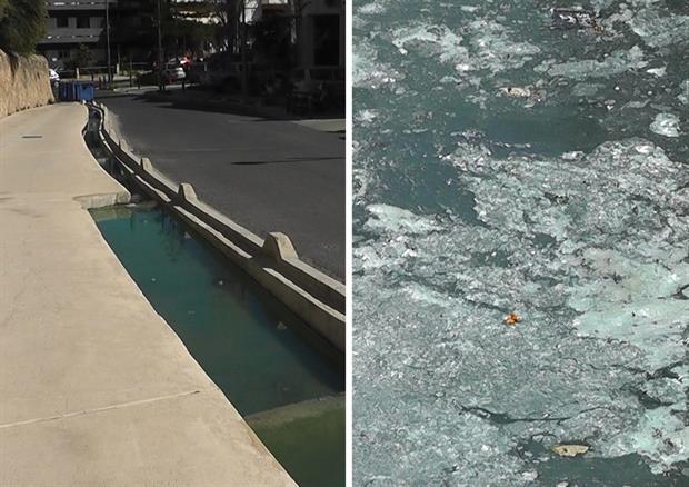 Βούρκος… έγινε το τεχνητό ρυάκι στο Ρέθυμνο