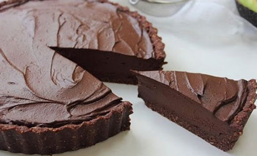 Σοκολατένια τάρτα με ταχίνι νηστίσιμη