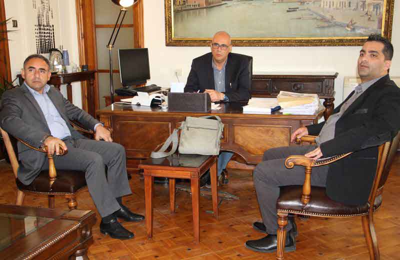 Συνάντηση Δημάρχου Χανίων, Τ. Βάμβουκα, με εκπροσώπους Ομοσπονδίας Α΄/βάθμιας Εκπαίδευσης Λευκωσίας