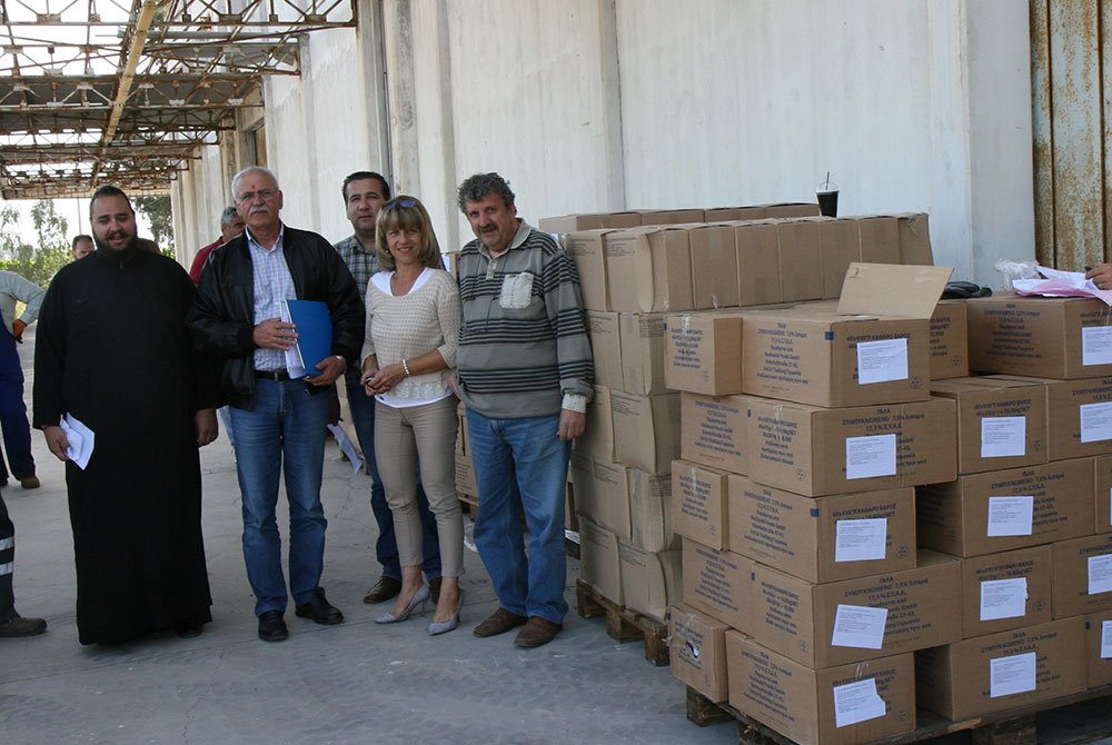 Διανομή προϊόντων του ΤΕΒΑ σε φορείς των Δήμων
